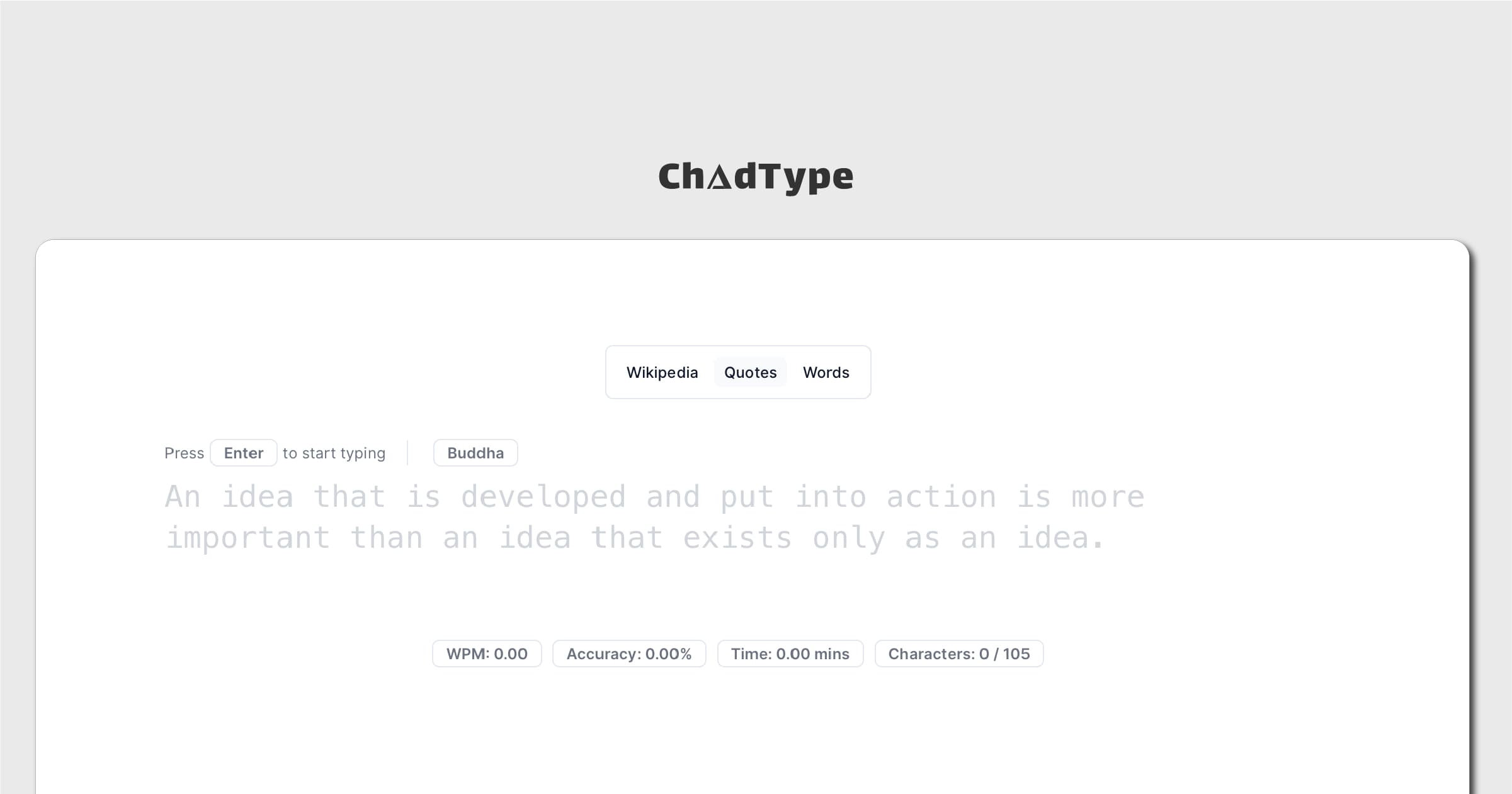 Cover Image for ChadType